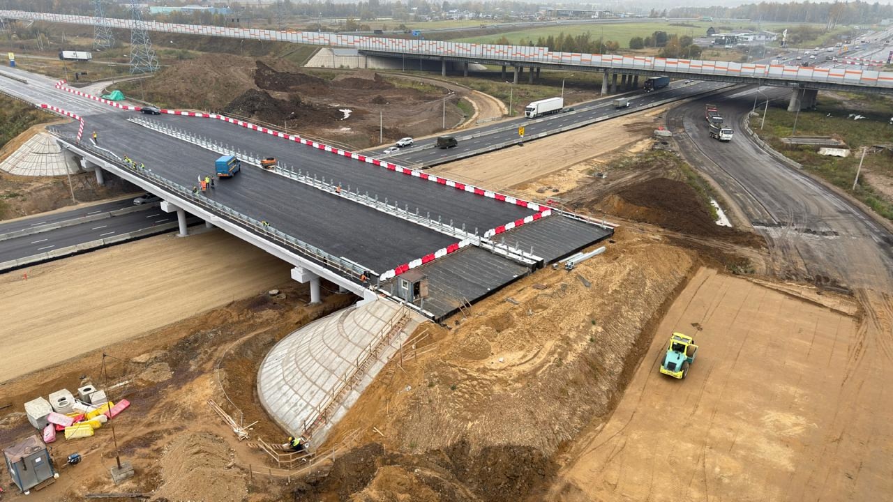 Фото к статье: Развитие Московского транспортного узла: работы на Ярославском шоссе