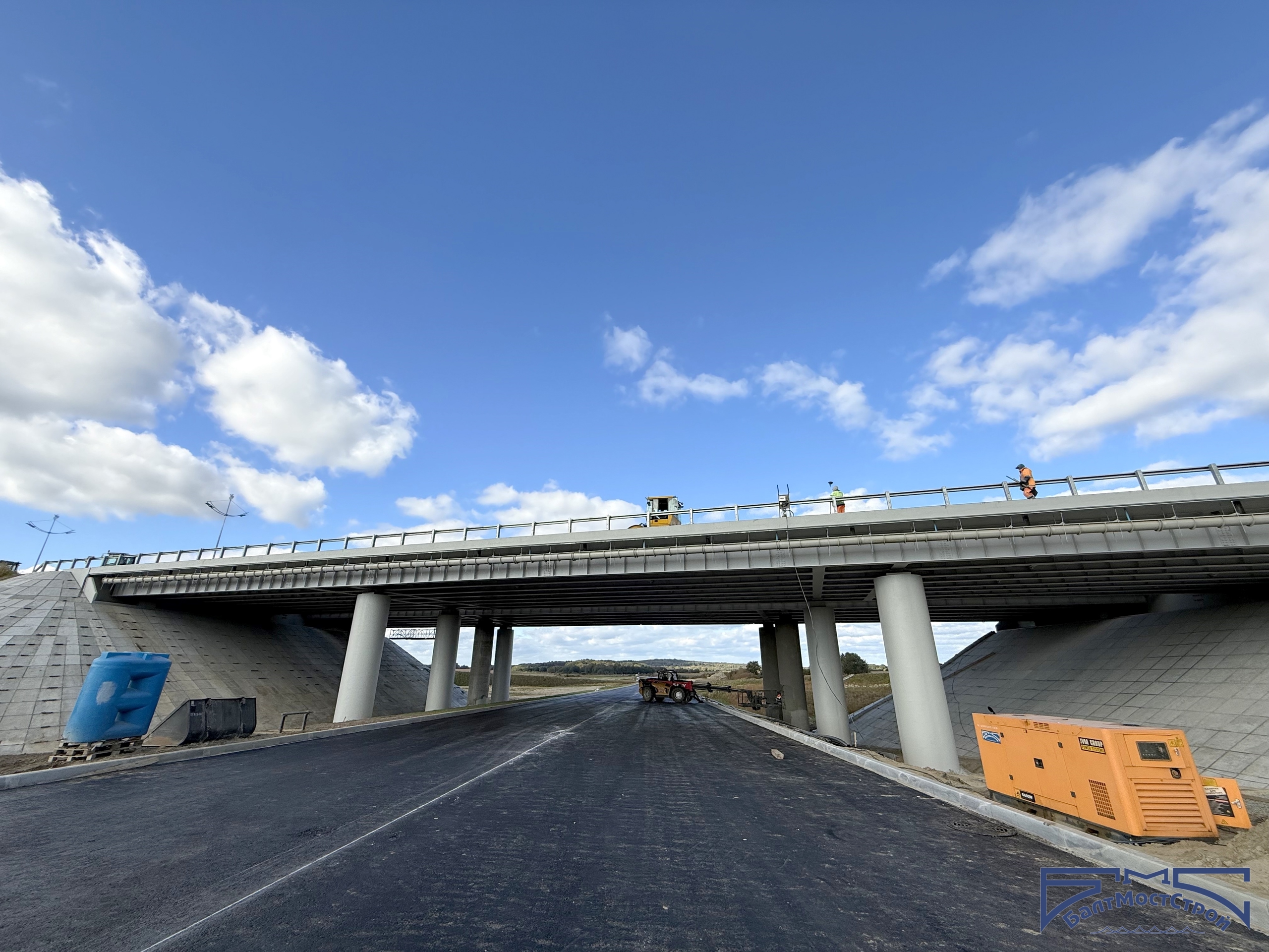 Фото к статье: Путепровод на ПК 494 Приморского кольца - почти готов!