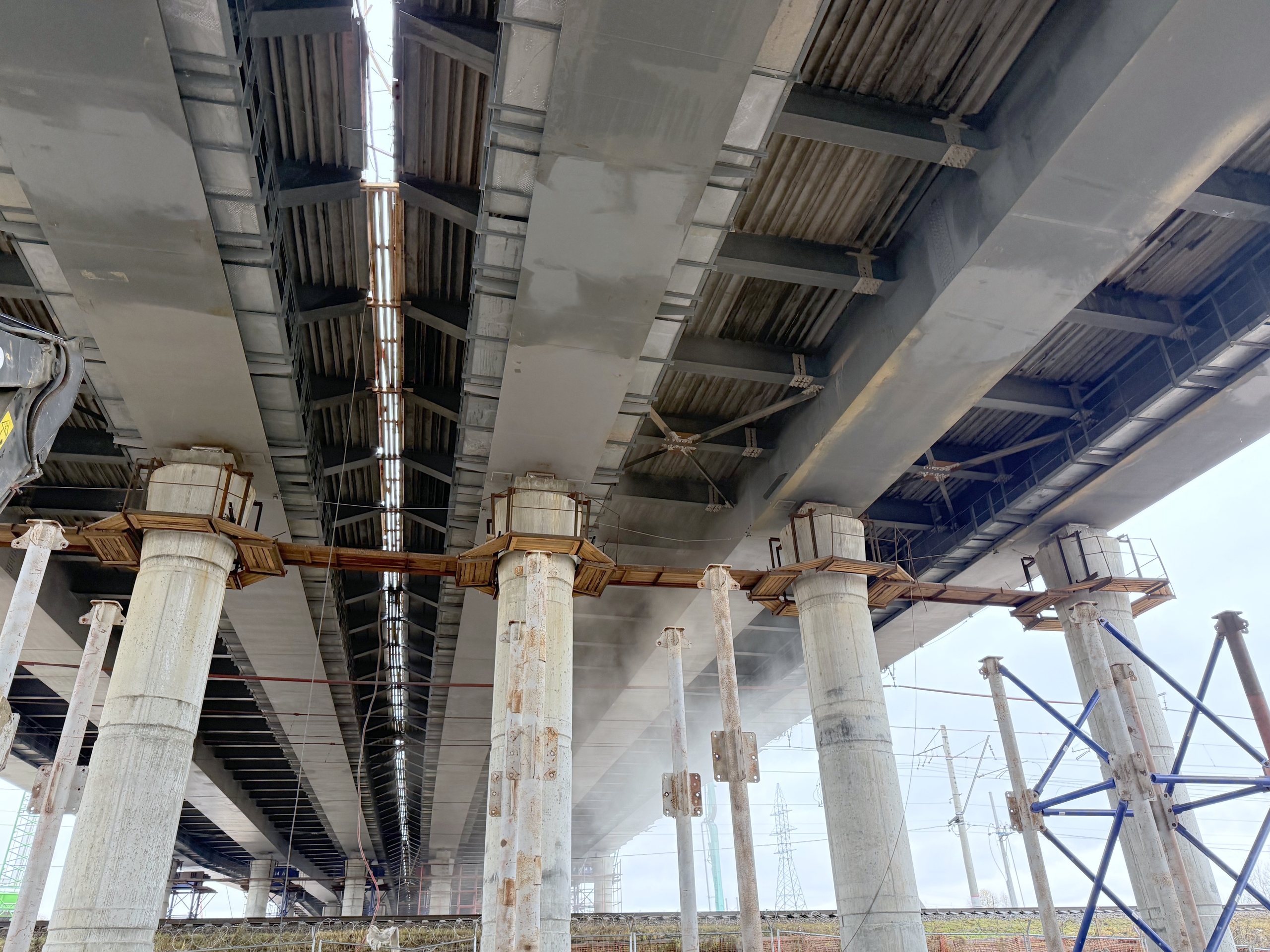 Фото к статье: Витебский путепровод: ключевой объект Южной широтной магистрали