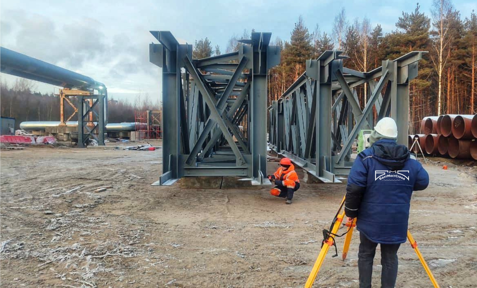 Фото к статье: Геодезист "БалтМостСтрой": точность в каждом измерении