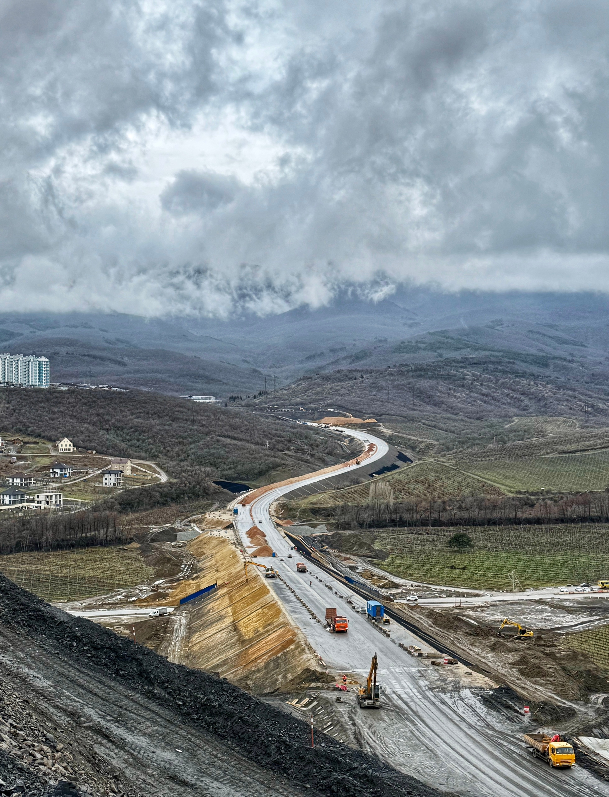Фото к статье: Дорога в обход Алушты:  объект с горными перевалами и перепадами высоты