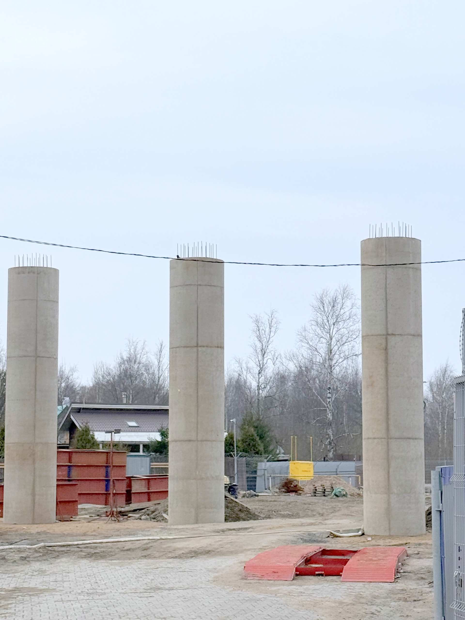 Фото к статье: Строительство развязки на трассе М-32